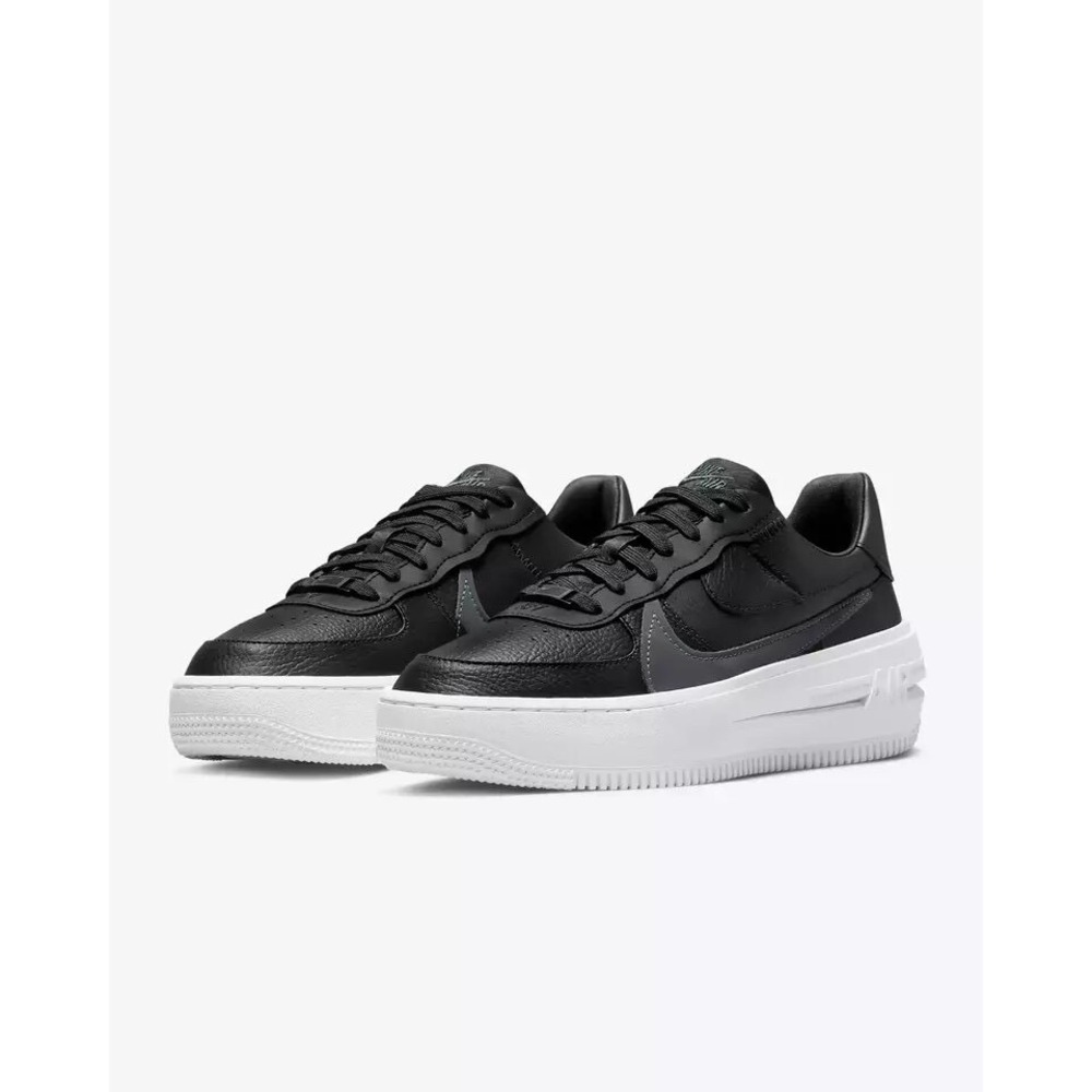 Nike Air Force 1 Platform Sneakers Size 7 Black Women's AF1 DJ9946 001